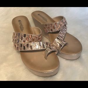 Patrizio Spring Step bling platform sandals